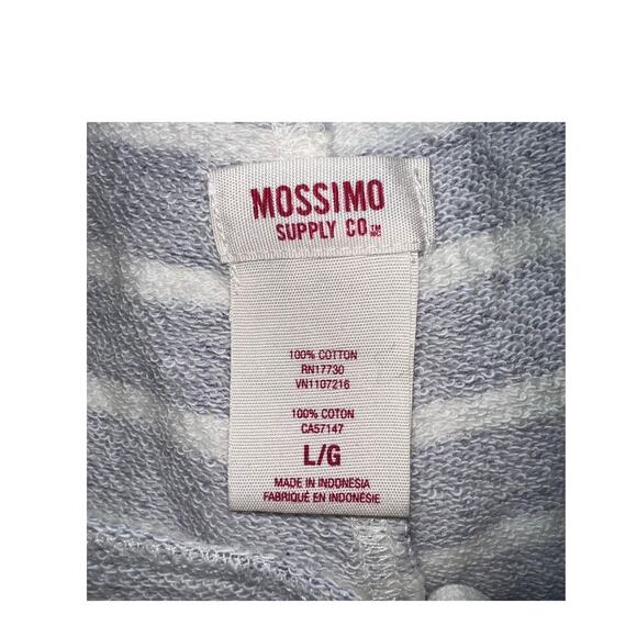 Mossimo Women’s sz L Striped Knit Hidden Drawstring Waist Pocketed Stretch Short - Picture 7 of 7